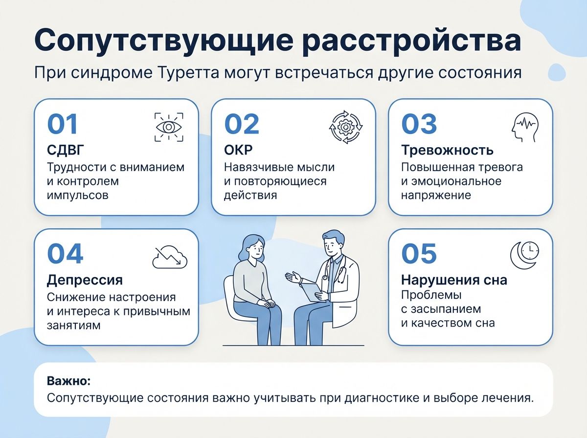 Лечение синдрома Туретта в Нижнем Новгороде инфографика
