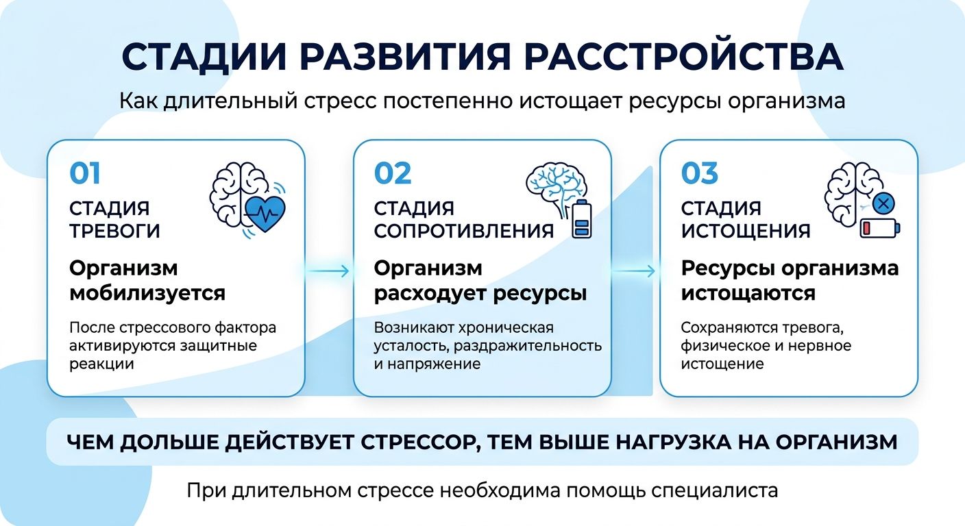 Лечение стресса в Нижнем Новгороде инфографика
